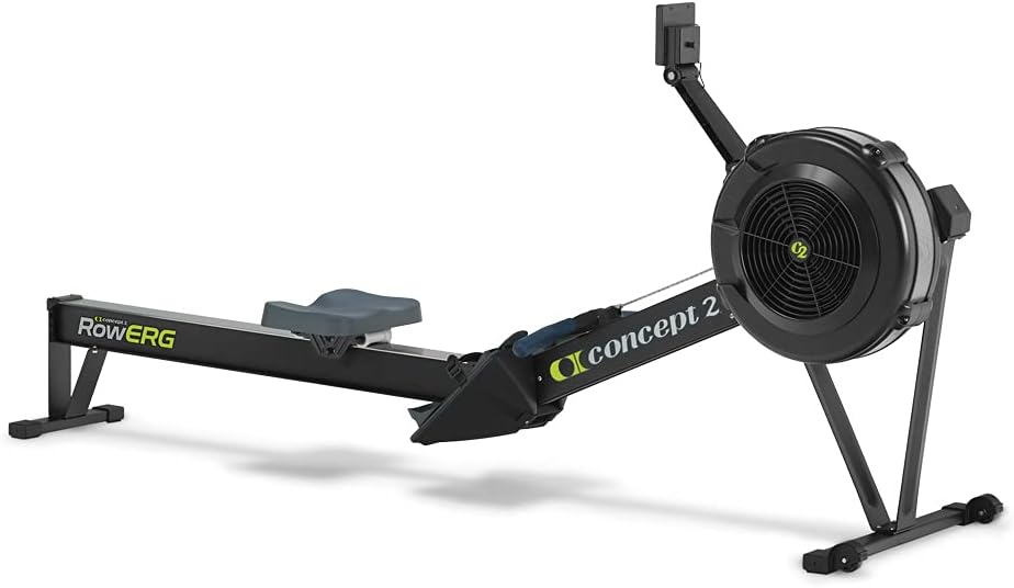 Indoor Rowing Machine - PM5 Monitor, Device Holder, Adjustable Air Resistance, Easy Storage