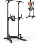 Power Tower Pull Up Bar Station, 450LBS Stable Pull Up Dip Station for Home Gym Strength Training Equipment | FED Fitness