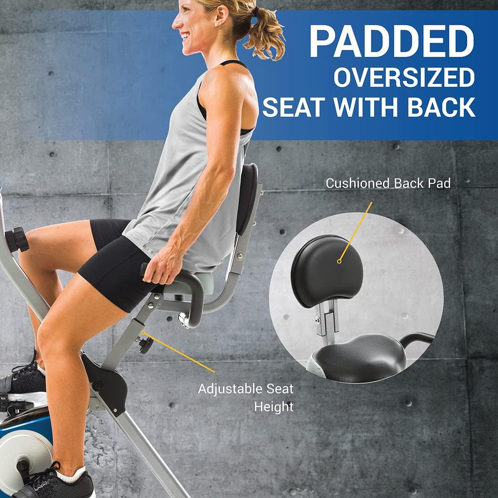 Fitness Folding Exercise Bike, 225 LB Weight Capacity
