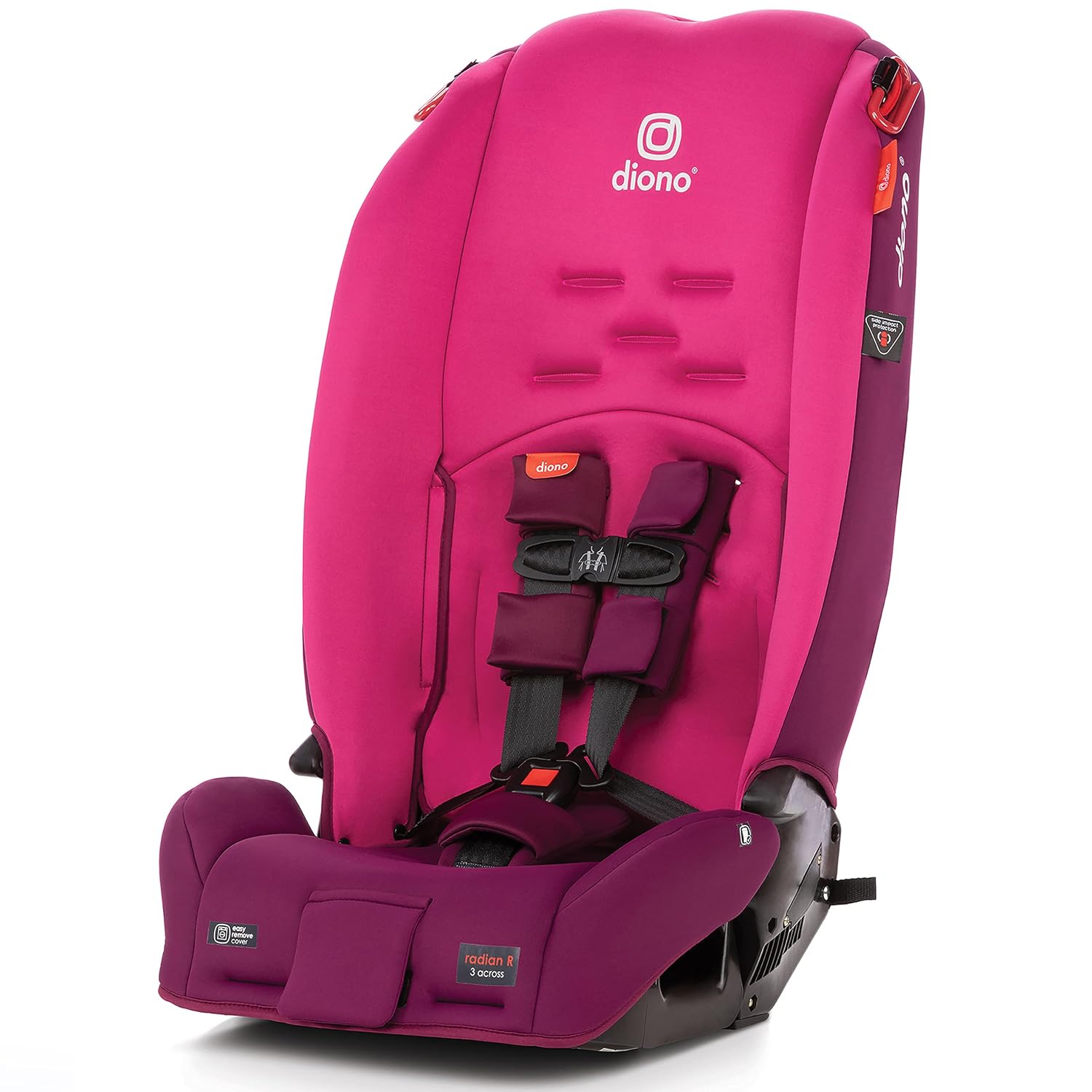 Diono Radian 3R, 3-in-1 Convertible Car Seat, Rear Facing & Forward Facing, 10 Years 1 Car Seat, Slim Fit 3 Across