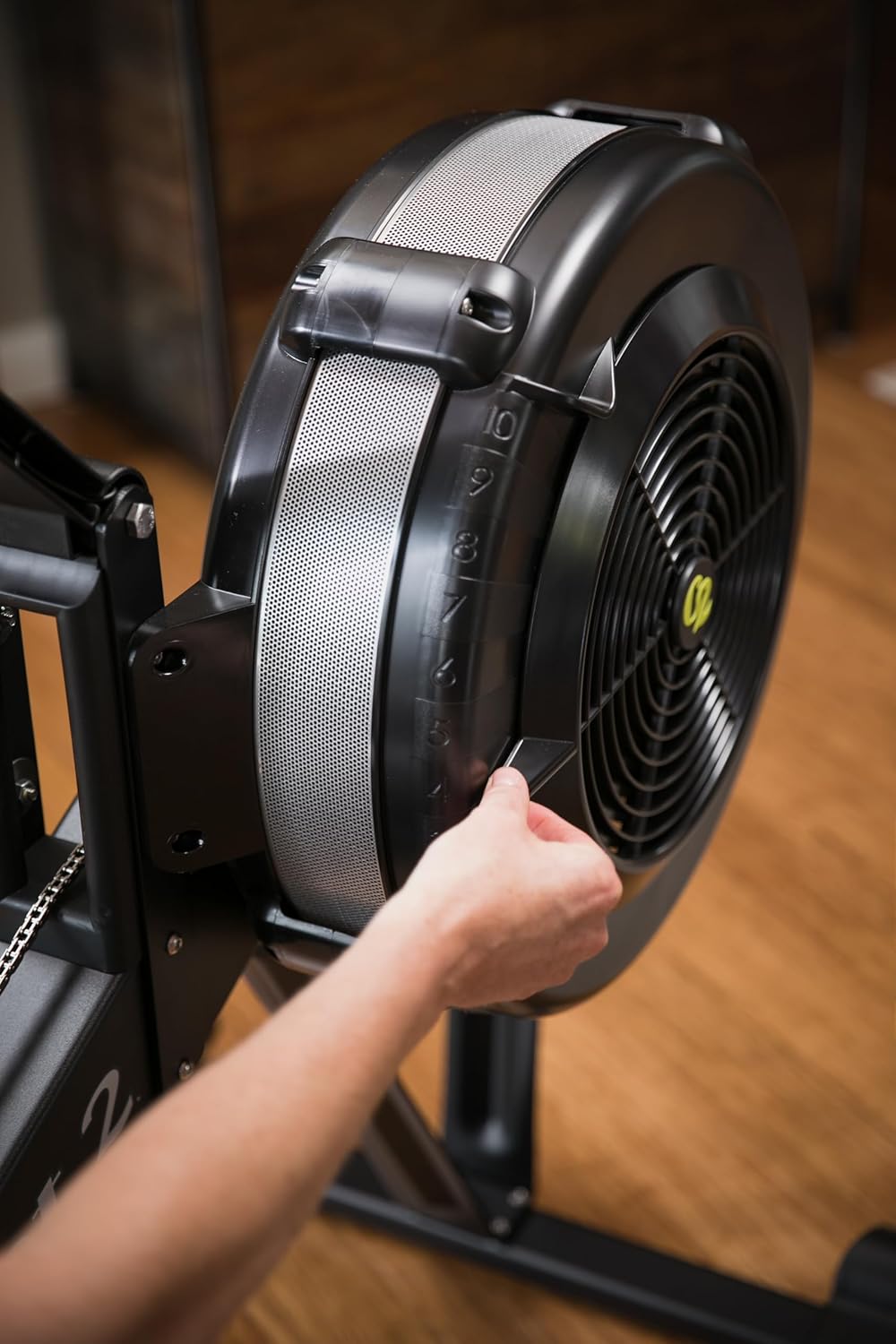 Indoor Rowing Machine - PM5 Monitor, Device Holder, Adjustable Air Resistance, Easy Storage