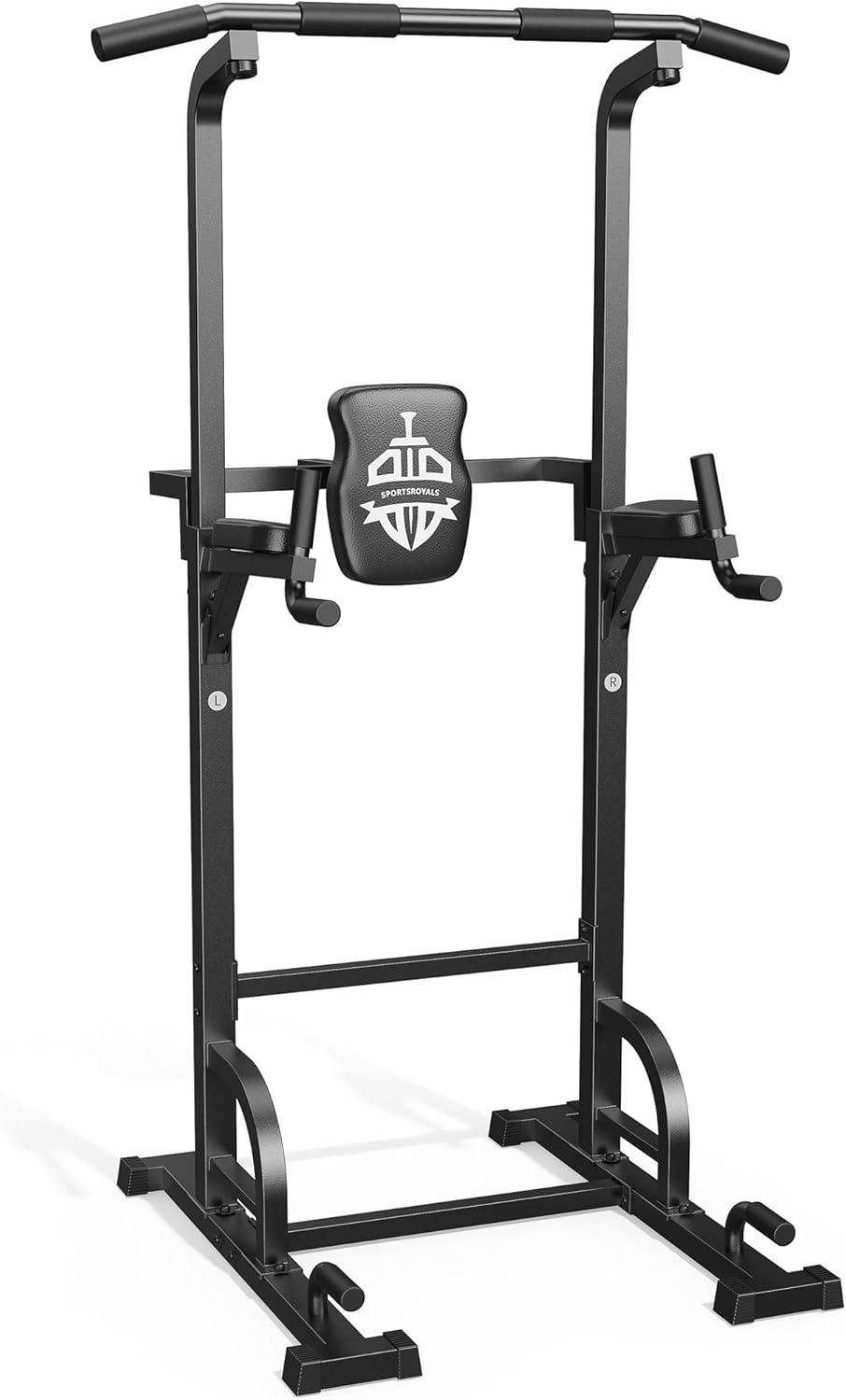 Power Tower Pull Up Bar Station, 450LBS Stable Pull Up Dip Station for Home Gym Strength Training Equipment | FED Fitness